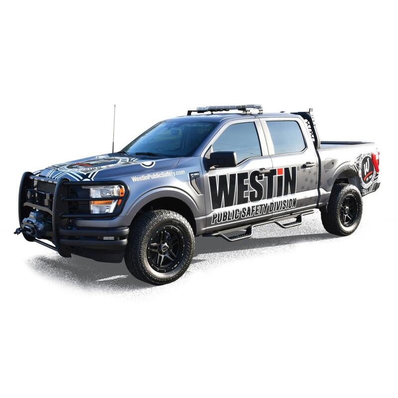 15-25 Ford F-150 SuperCrew Westin 20-13945 Outlaw Drop Nerf Step Bars Textured Black