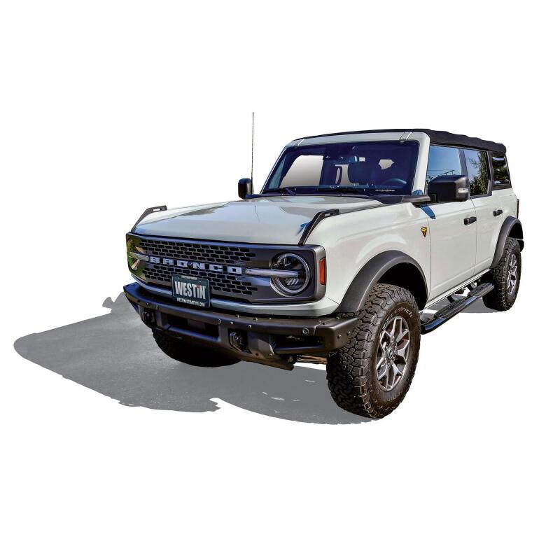 21-25 Ford Bronco (4-Door) Westin 21-24195 PRO TRAXX 4 Oval Nerf Step Bars - Textured Black