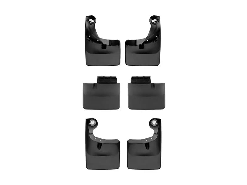 2025 Ford F-150 WeatherTech 110134-110151-120134 Front & Rear No Drill MudFlaps - Black
