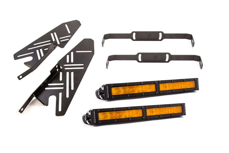 17-20 Ford Raptor Diode Dynamics DD6219 SS Fog Kit 12.0 In - Amber Wide
