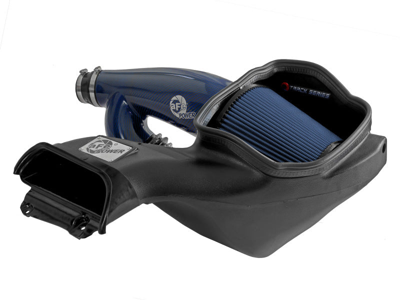 17-25 Ford F-150/Raptor / 18-25 Expedition/Navigator aFe 57-10031RL Track Series Blue Kevlar Carbon Fiber C/A Intake System w/Black Pro 5R Filter