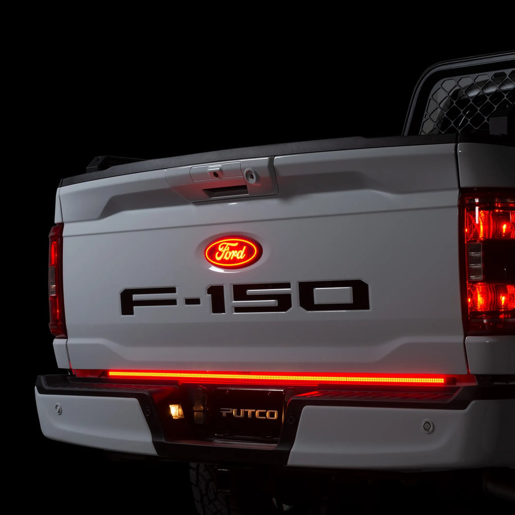2023 Ford F-150 Putco 92606 Front Luminix Ford LED Emblem w/Camera CutOut w/o Spray Washer