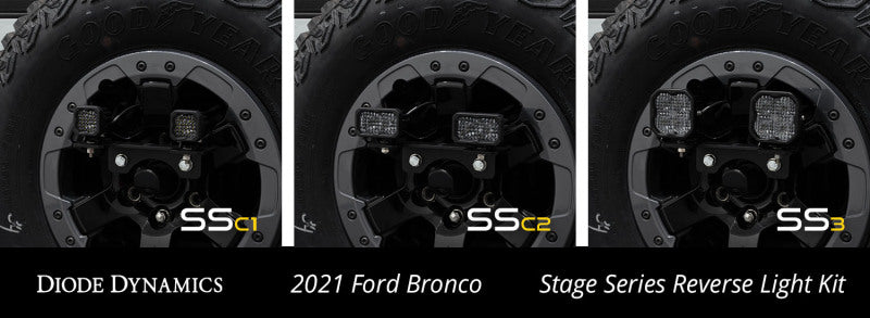 21-25 Ford Bronco Diode Dynamics DD7356 C2 Pro Stage Series Reverse Light Kit