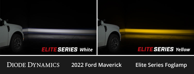 22-24 Ford Maverick Diode Dynamics DD7768 Elite Series Add-On LED Fog Light Kit Cool White