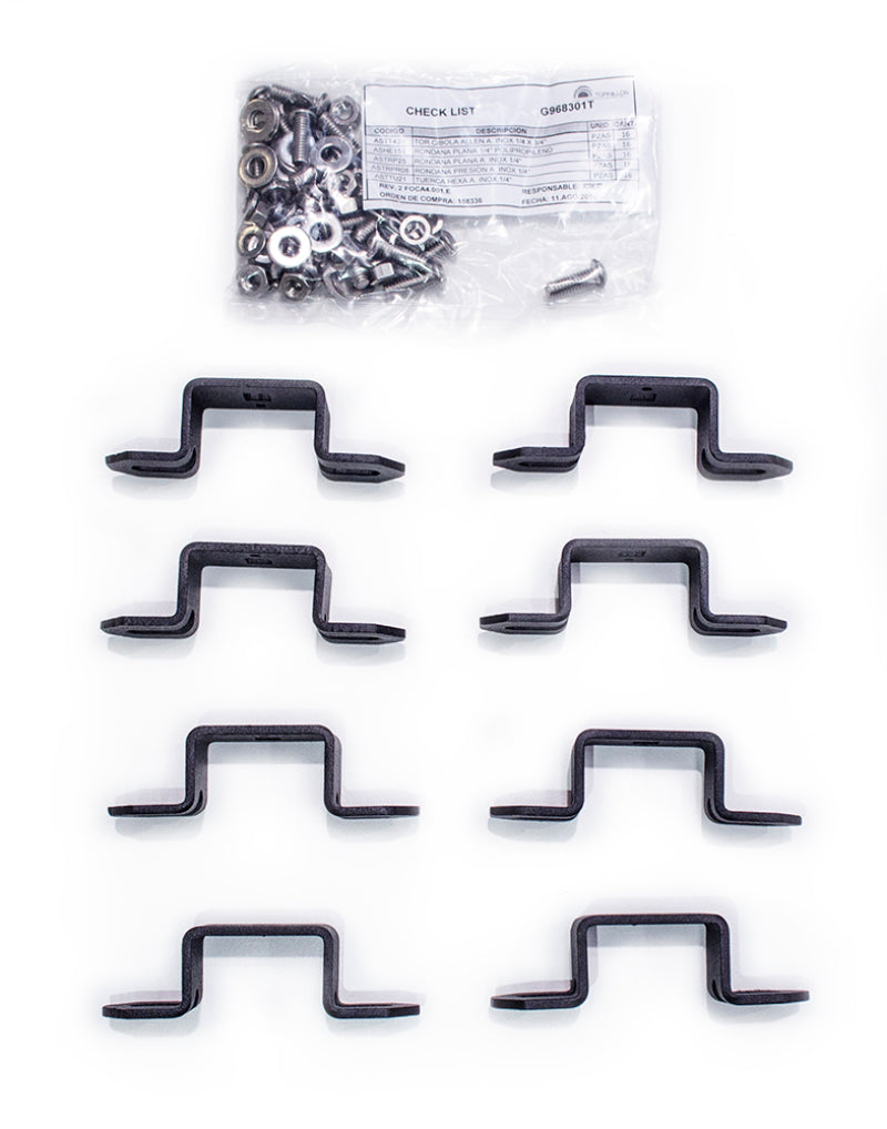 15-25 Ford F-150 Go Rhino 968301T Sport Bar 2.0 - 3in Cube Light Bracket Kit