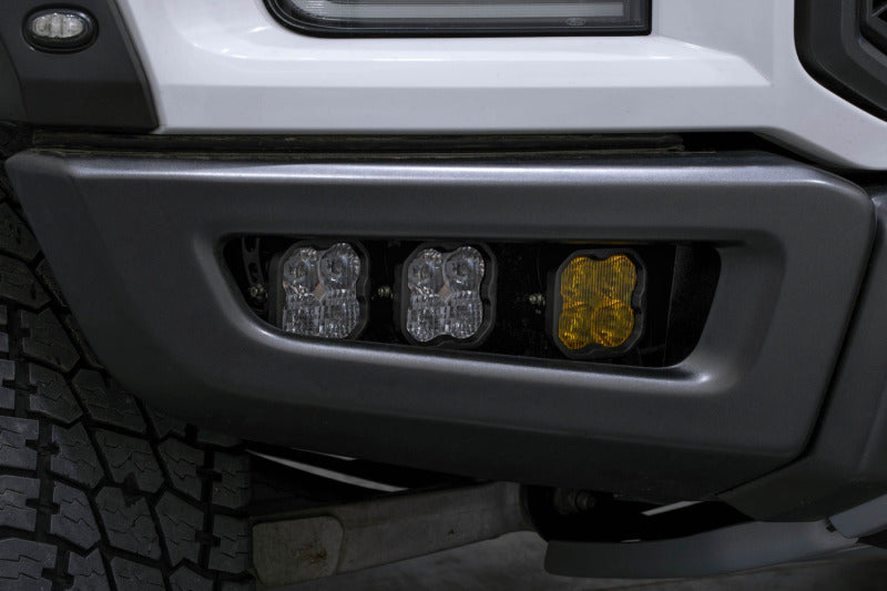 17-20 Ford Raptor Diode Dynamics DD6366 SS3 LED Fog Light Kit - Yellow Pro
