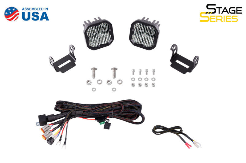 21-25 Ford Bronco Diode Dynamics DD7184 SS3 LED Ditch Light Kit - White Combo