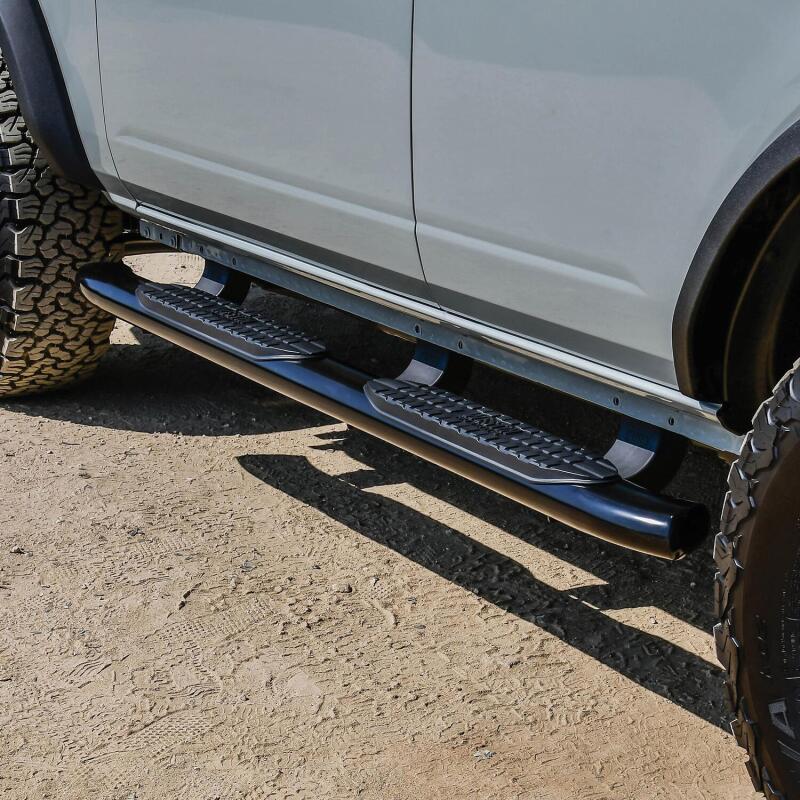 15-25 Ford Bronco Westin 21-54195 (4-Door) PRO TRAXX 5 Oval Nerf Step Bars - Textured Black
