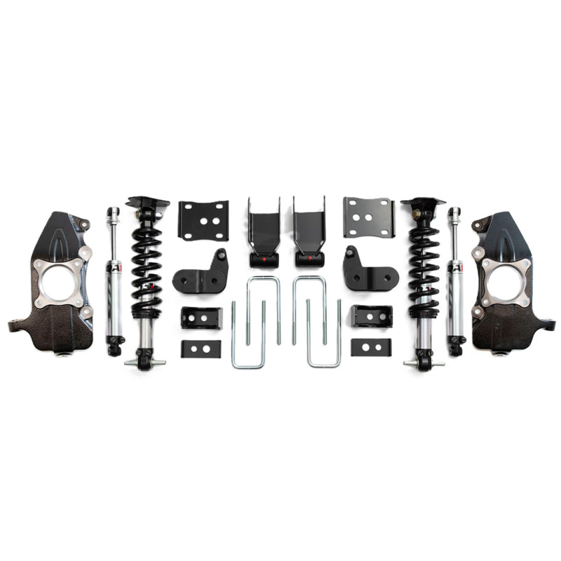 21-25 Ford F-150 4WD QA1 LK12-FF04 Dual Adjustable Lowering Kit w/ Spindles - 3.5-5.5in