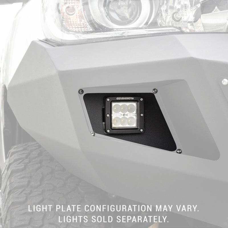 15-25 Ford F-150 Go Rhino 241744T BR5.5/BR6/BR10.5/BR11 Light Plates (Use w/751002  Lights)
