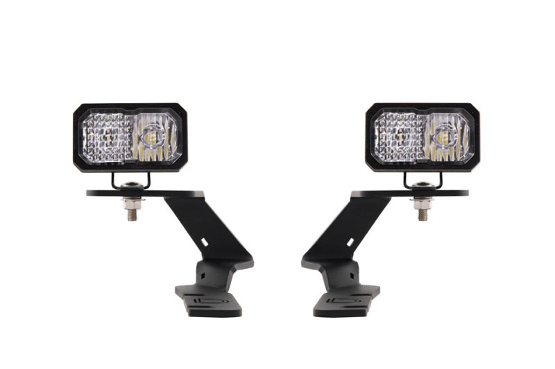 19-23 Ford Ranger Diode Dynamics DD6589 Stage Series 2in LED Ditch Light Kit - Pro White Combo