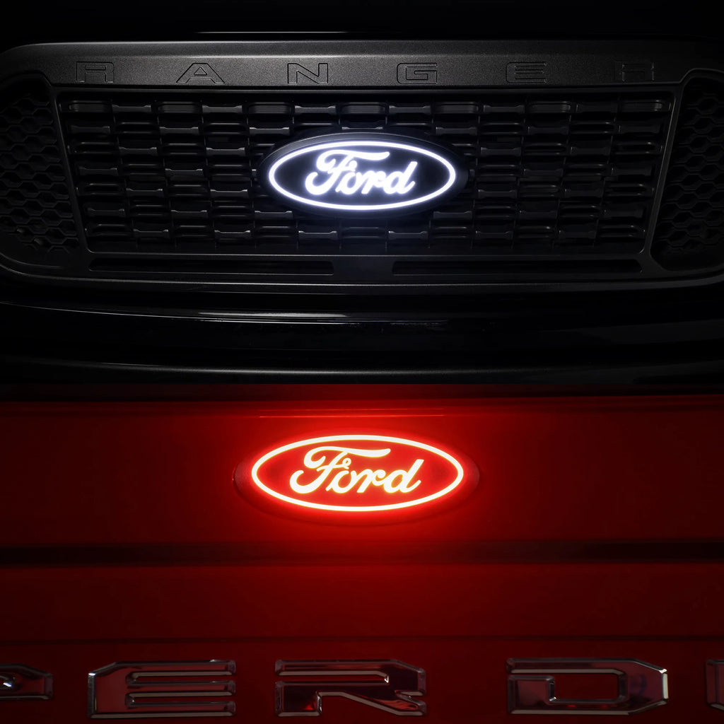 2023 Ford F-150 Putco 92606 Front Luminix Ford LED Emblem w/Camera CutOut w/o Spray Washer
