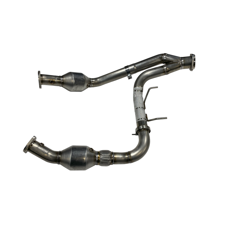 21-24 Ford F-150 3.5L PowerBoost SPD Performance 35FPB21 Alpha Catted Downpipes