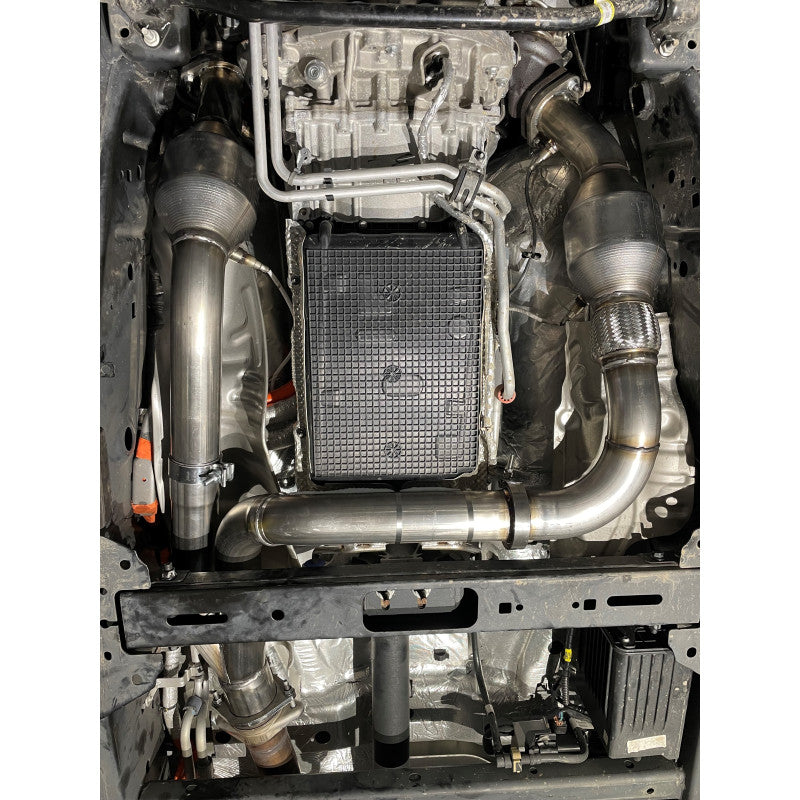 21-24 Ford F-150 3.5L PowerBoost SPD Performance 35FPB21 Alpha Catted Downpipes