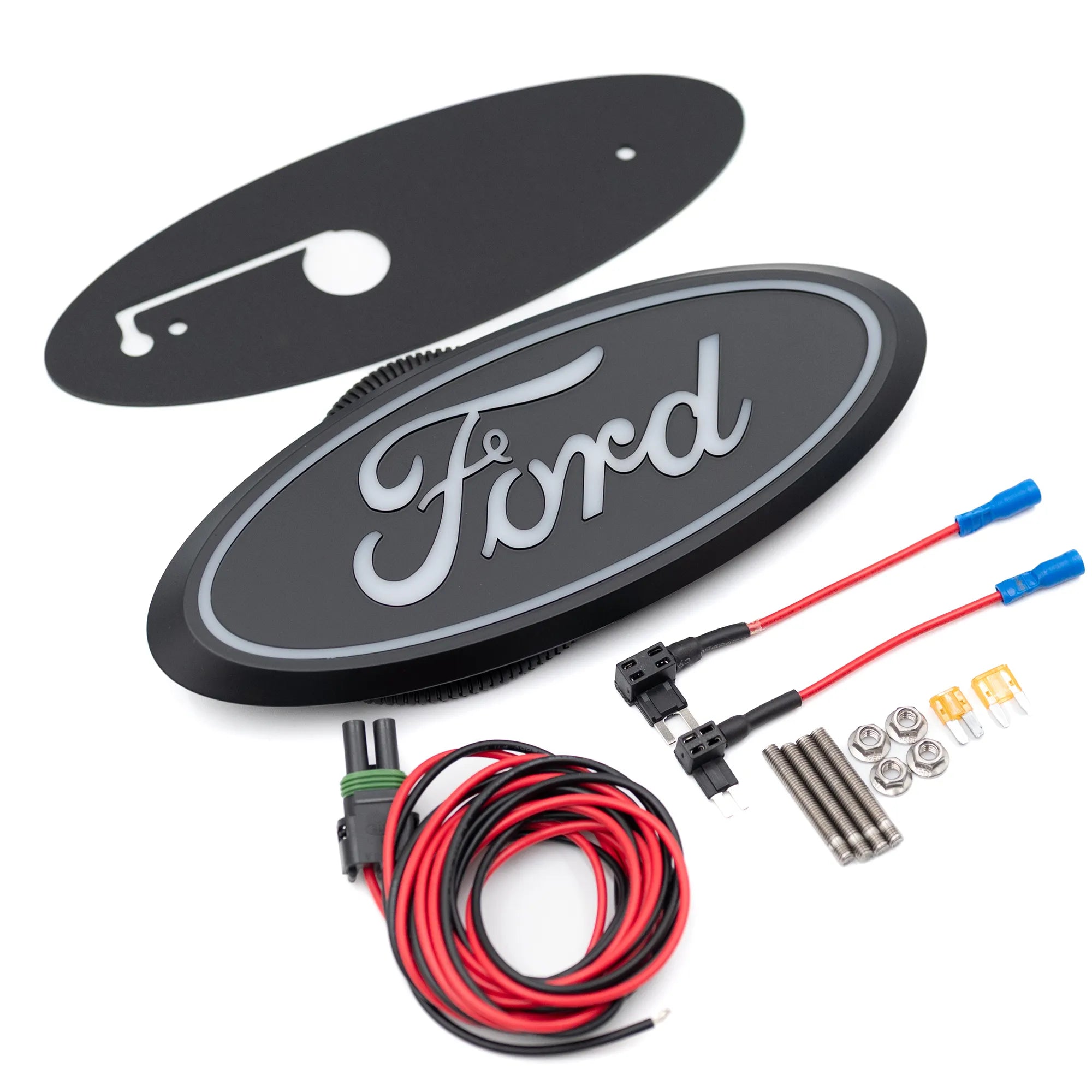 19-24 Ford Ranger Putco 92651 Luminix White LED Oval Light Up Grille Emblem