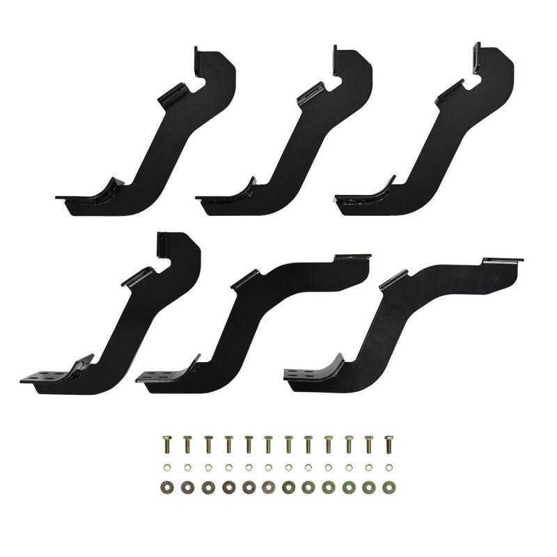 19-25 Ford Ranger SuperCrew/SuperCab Westin 22-2265 Premier Oval Nerf Step Bar Mount Kit - Blk