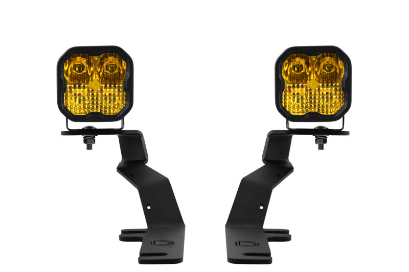 15-20 Ford F-150/Raptor Diode Dynamics DD6568 SS3 LED Ditch Light Kit - Yellow Combo