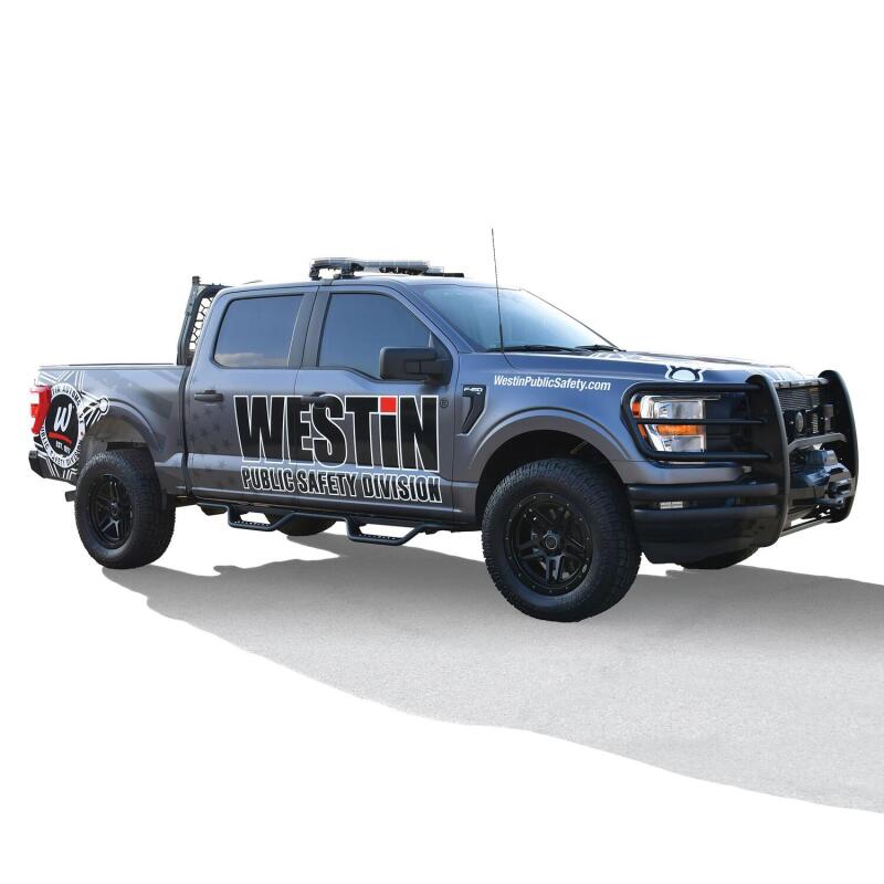 15-25 Ford F-150 SuperCrew Westin 20-13945 Outlaw Drop Nerf Step Bars Textured Black