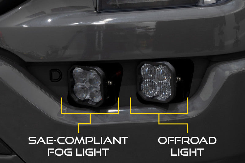 21-23 Ford F-150 Diode Dynamics DD7310 SS3 LED Fog Pocket Kit - White Sport