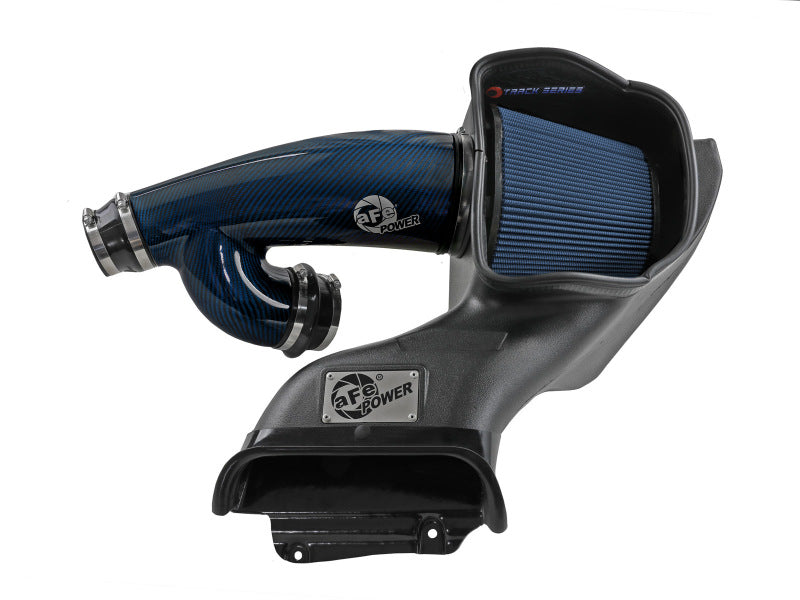 17-25 Ford F-150/Raptor / 18-25 Expedition/Navigator aFe 57-10031RL Track Series Blue Kevlar Carbon Fiber C/A Intake System w/Black Pro 5R Filter