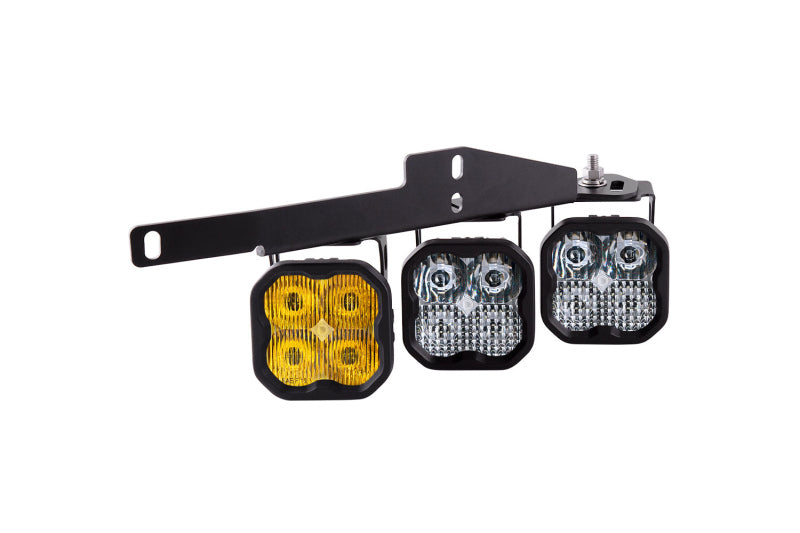 17-20 Ford Raptor Diode Dynamics DD6366 SS3 LED Fog Light Kit - Yellow Pro