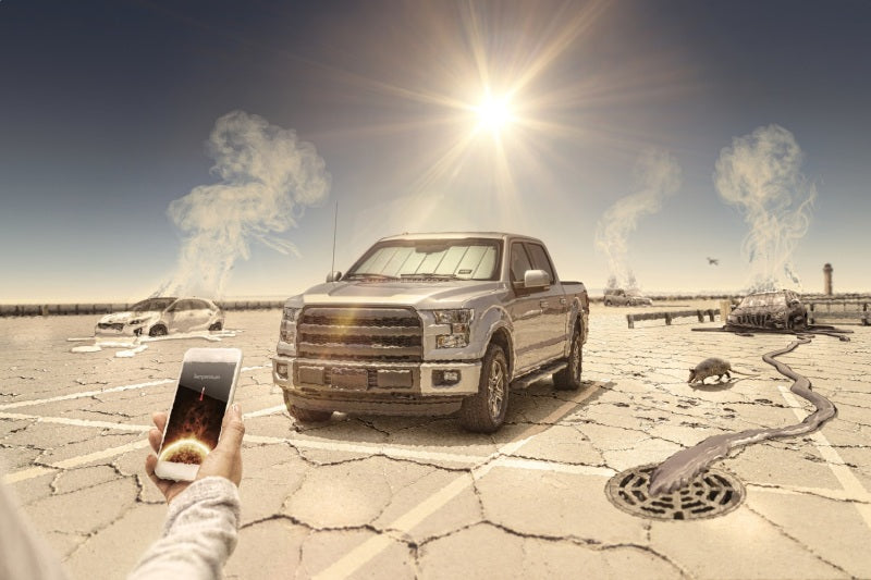 15-21 Ford F-150 Husky Liners 97007 Custom Fit Sunshade - Silver