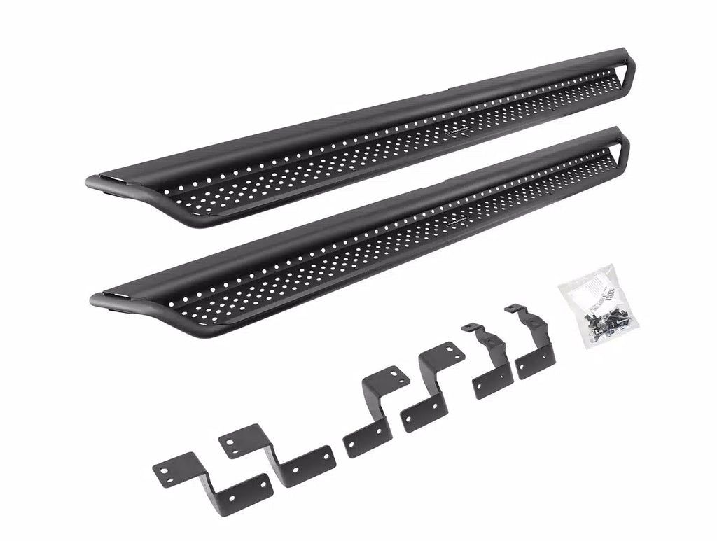 19-25 Ford Ranger Go Rhino D10368T Dominator Extreme D1 SideSteps Complete Kit w/ SideStep + Brackets