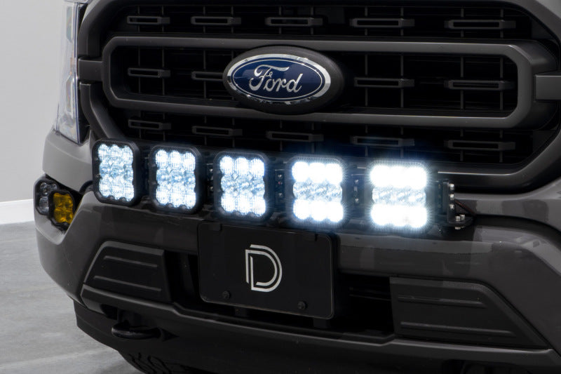 21-23 Ford F-150 Diode Dynamics DD7321 SS5 Grille CrossLink Lightbar Kit- Pro White Combo